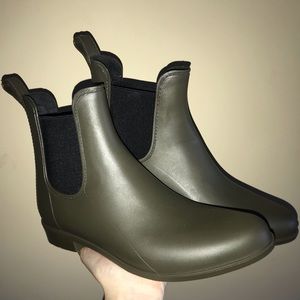 Olive Rain Booties
